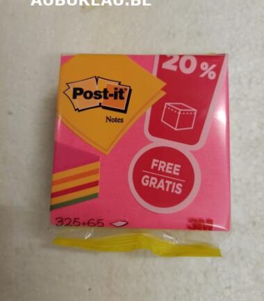 Bloc de post-it carré de couleurs