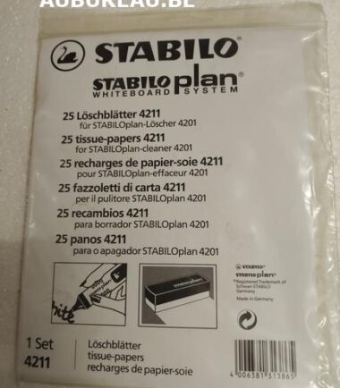 Pochette de chiffons Stabilo