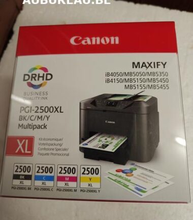 Pack 4 couleurs cartouche Canon réf. PGI2500XL