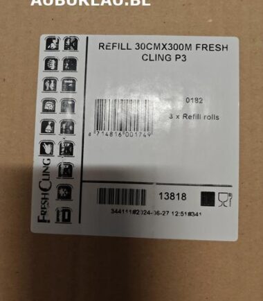 Bte de 3 recharges film alimentaire 30 cm x 300M réf. 756031