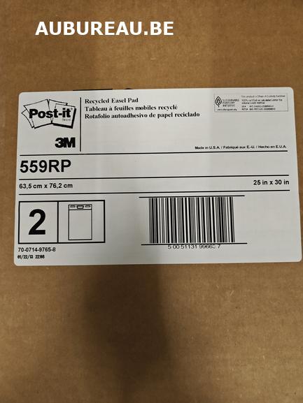 Tableau à feuilles mobiles recyclé Post-it réf 559RP