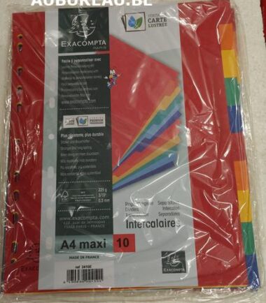 Jeu d'intercalaire exacompta réf. 2410E