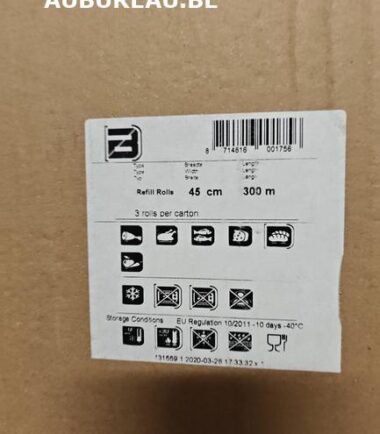 Bte de 3 recharges film alimentaire 45 cm x 300M